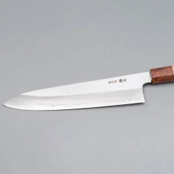 Nakagawa Satoshi Silver 3 Maplewood Orange Gyuto 21 cm