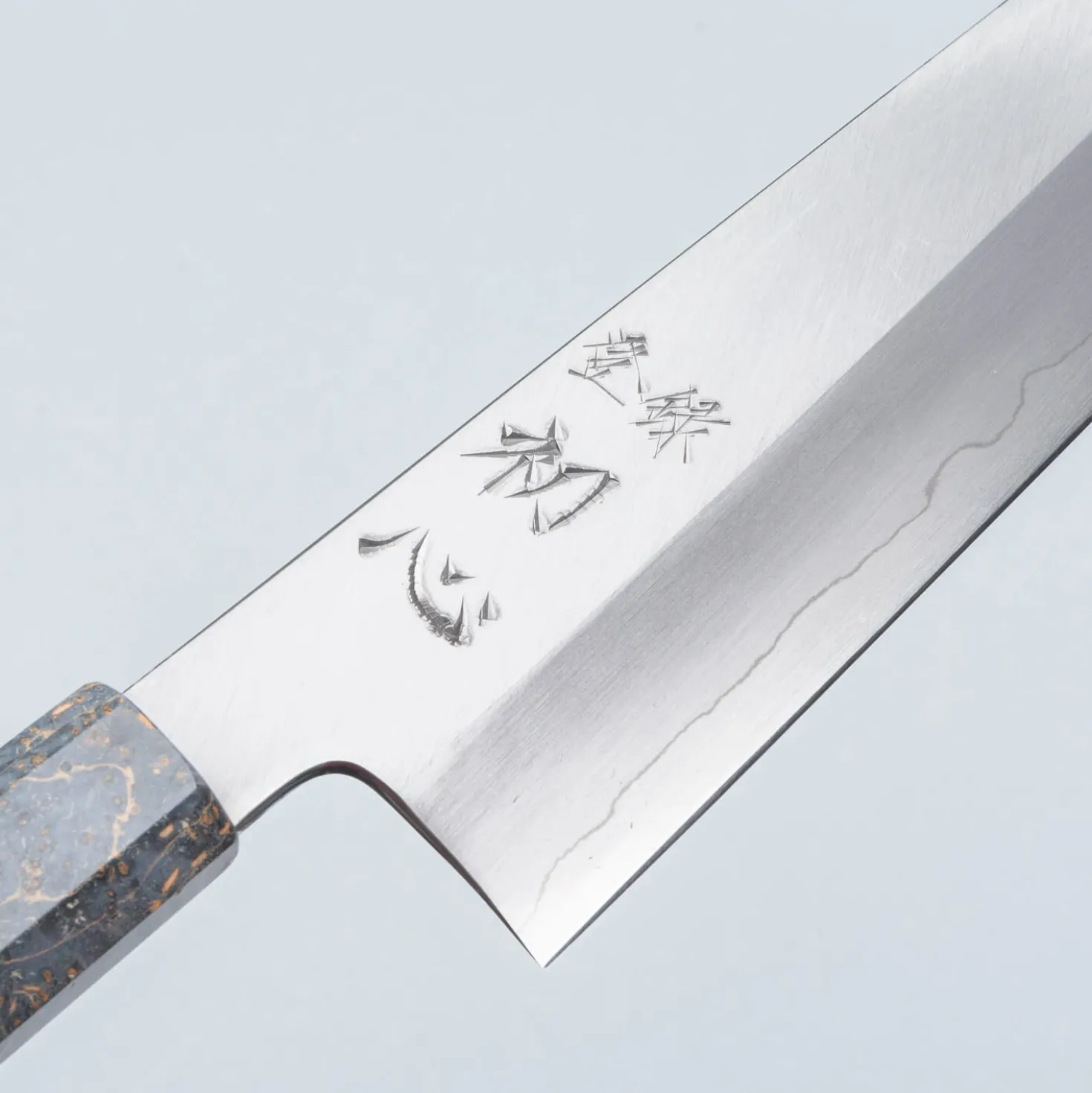 Nakagawa Satoshi Silver 3 Maplewood Gray Gyuto 21 cm
