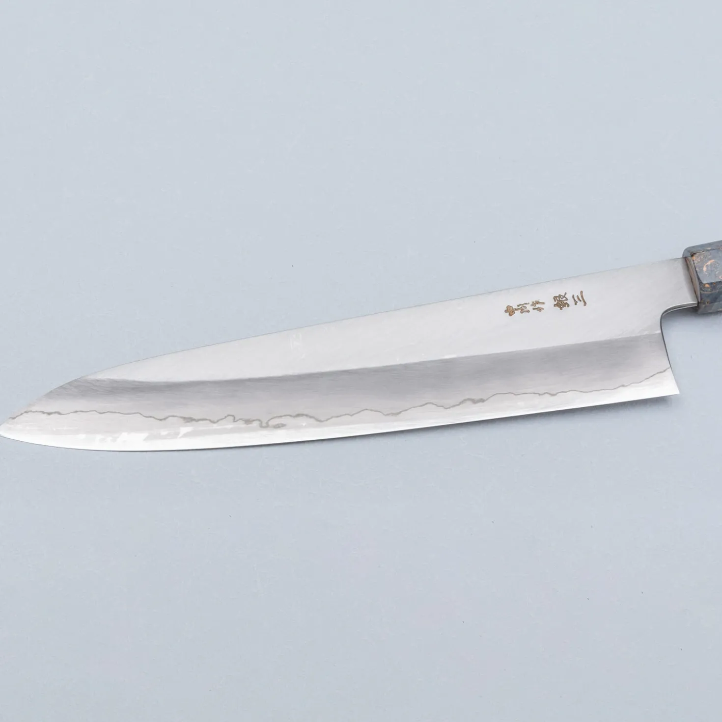 Nakagawa Satoshi Silver 3 Maplewood Gray Gyuto 21 cm