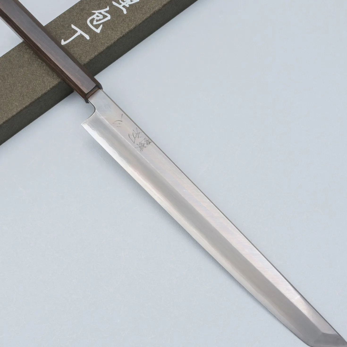 Nakagawa Satoshi VG10 Ebony Sakimaru Yanagiba 30 cm