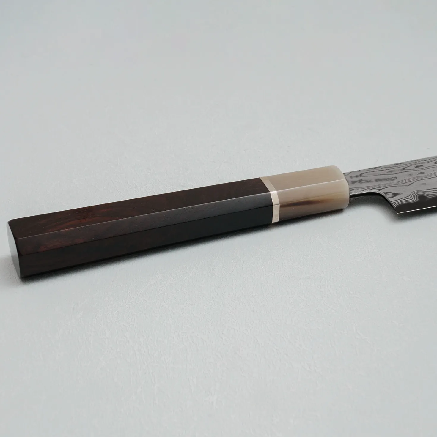 Nakagawa Satoshi x Myojin Aogami #1 Etched Sujihiki 33 cm