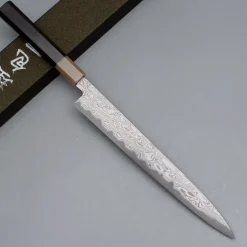 Nakagawa Satoshi x Myojin Aogami #1 Etched Sujihiki 27 cm