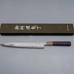 Nakagawa Satoshi x Myojin Aogami #1 Etched Sujihiki 27 cm