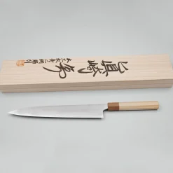 Naoki Mazaki Handforged Aogami #2 Sujihiki 27 cm