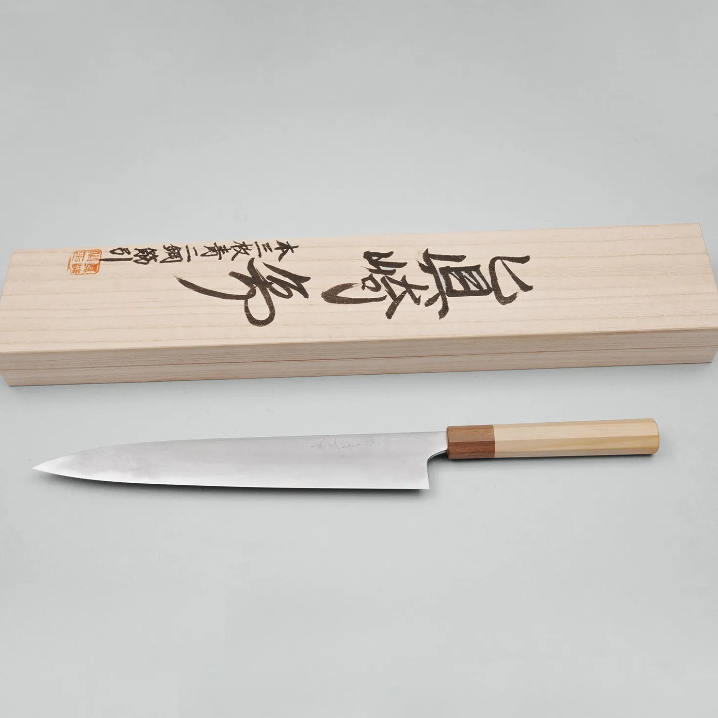 Naoki Mazaki Handforged Aogami #2 Sujihiki 27 cm