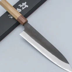 Naoki Mazaki Kurouchi Shirogami #2 Gyuto 21 cm