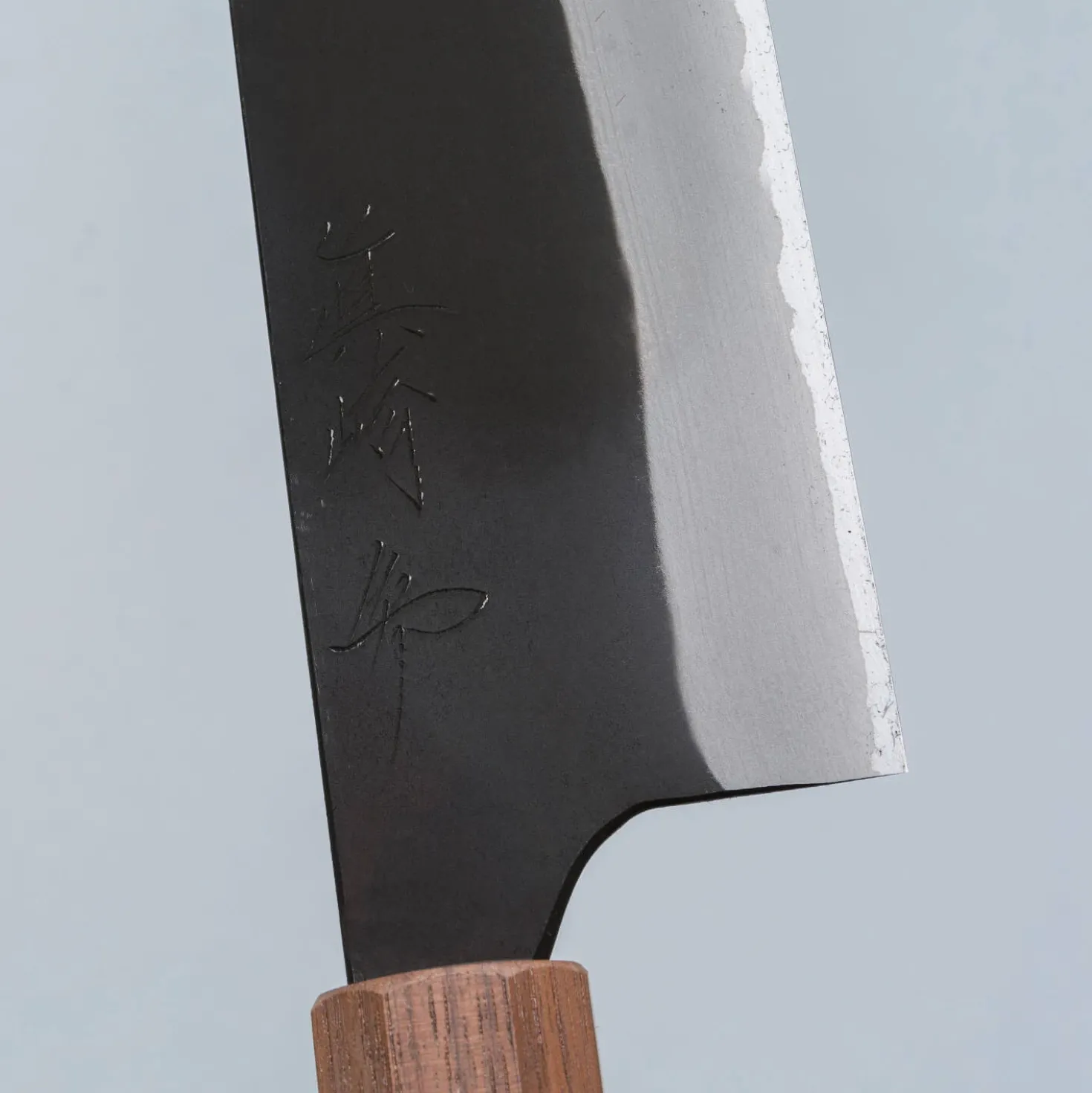 Naoki Mazaki Kurouchi Shirogami #2 Nakiri 16.5 cm