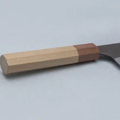 Naoki Mazaki Kurouchi Shirogami #2 Nakiri 16.5 cm