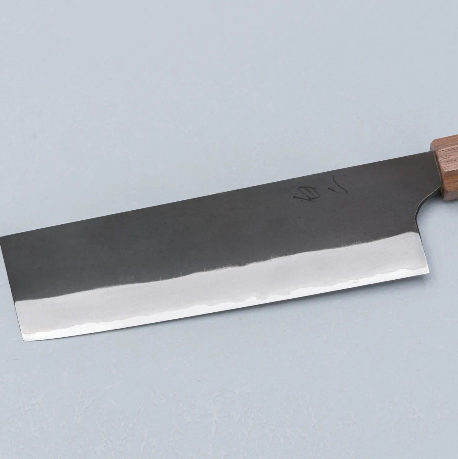 Naoki Mazaki Kurouchi Shirogami #2 Nakiri 16.5 cm