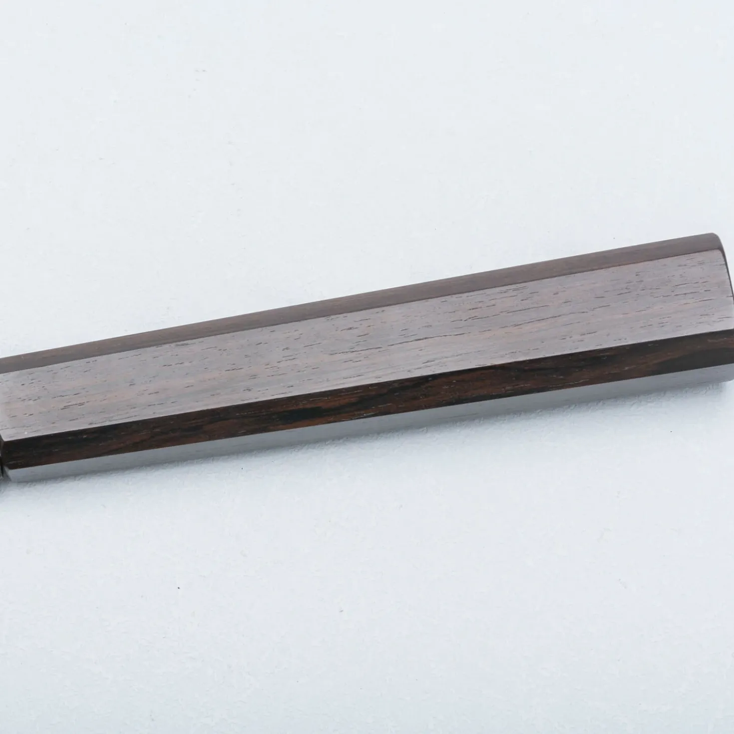 Naoki Mazaki Shirogami #2 Kurouchi Ebony Gyuto 21 cm
