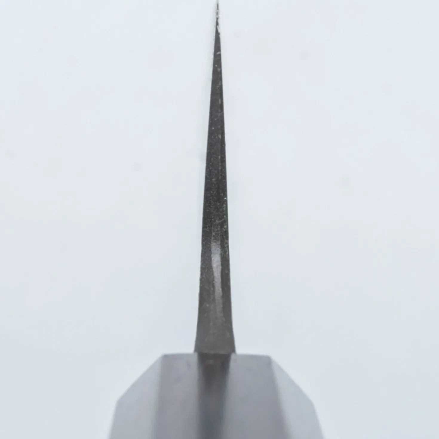 Naoki Mazaki Shirogami #2 Kurouchi Ebony Gyuto 21 cm