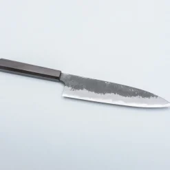 Naoki Mazaki Shirogami #2 Kurouchi Ebony Gyuto 21 cm