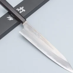 Naoki Mazaki Shirogami #2 Migaki Ebony Gyuto 24 cm
