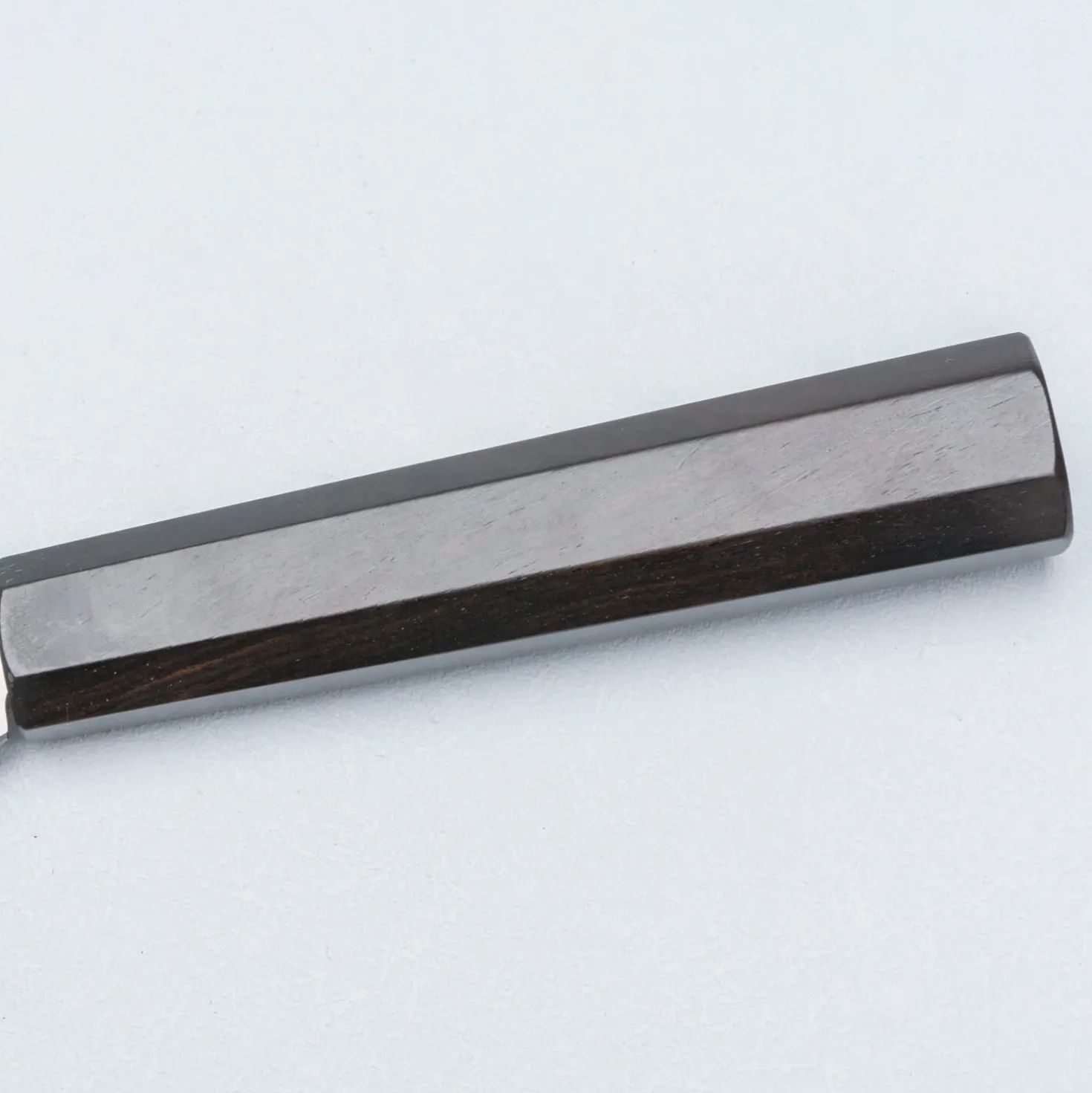 Naoki Mazaki Shirogami #2 Migaki Ebony Gyuto 24 cm