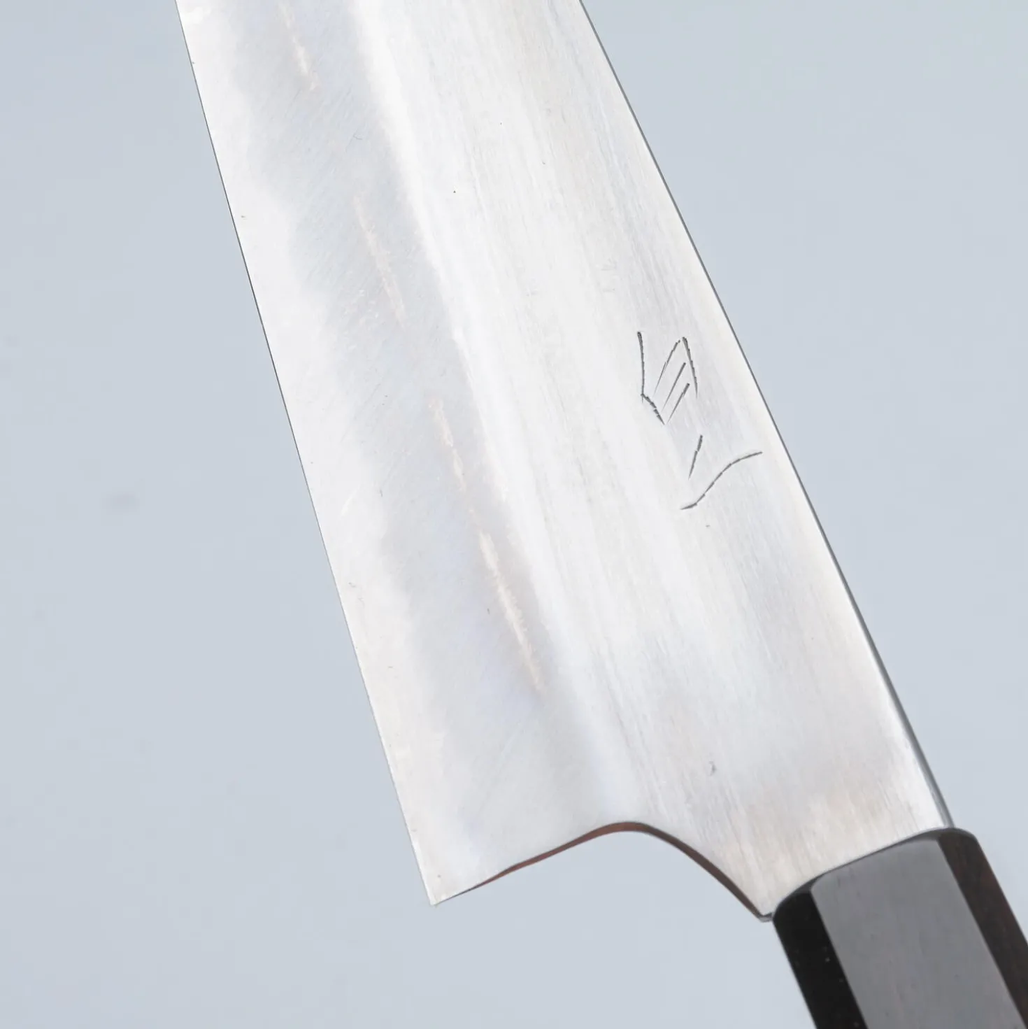 Naoki Mazaki Shirogami #2 Migaki Ebony Gyuto 21 cm