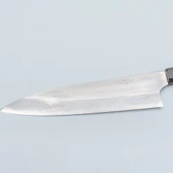 Naoki Mazaki Shirogami #2 Migaki Ebony Gyuto 21 cm