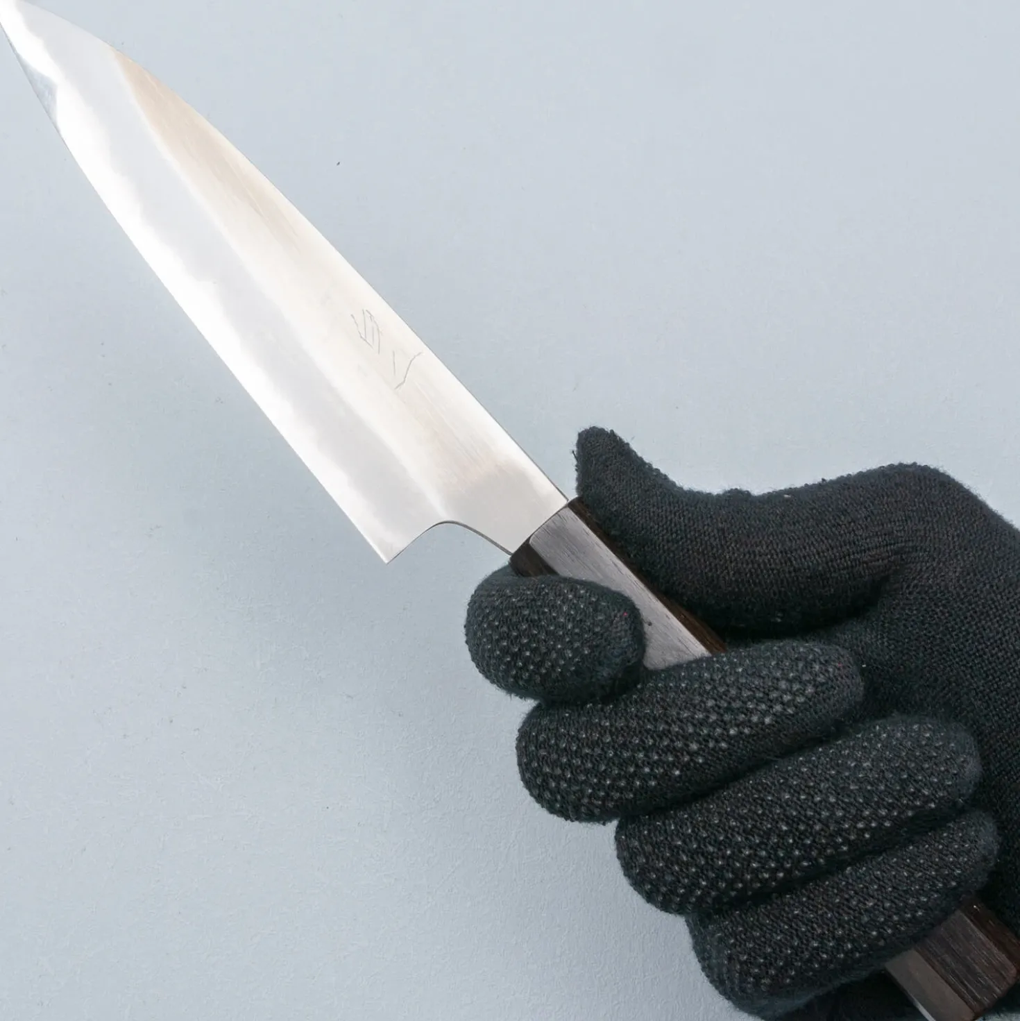 Naoki Mazaki Shirogami #2 Migaki Ebony Petty 15 cm
