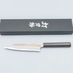 Naoki Mazaki Shirogami #2 Migaki Ebony Petty 15 cm