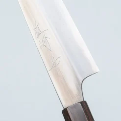 Naoki Mazaki Shirogami #2 Migaki Ebony Petty 15 cm