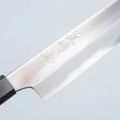 Naoki Mazaki Shirogami #2 Migaki Ebony Sujihiki 27 cm