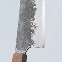 Naoki Mazaki Shirogami #2 Nashiji Kurouchi Gyuto 24 cm