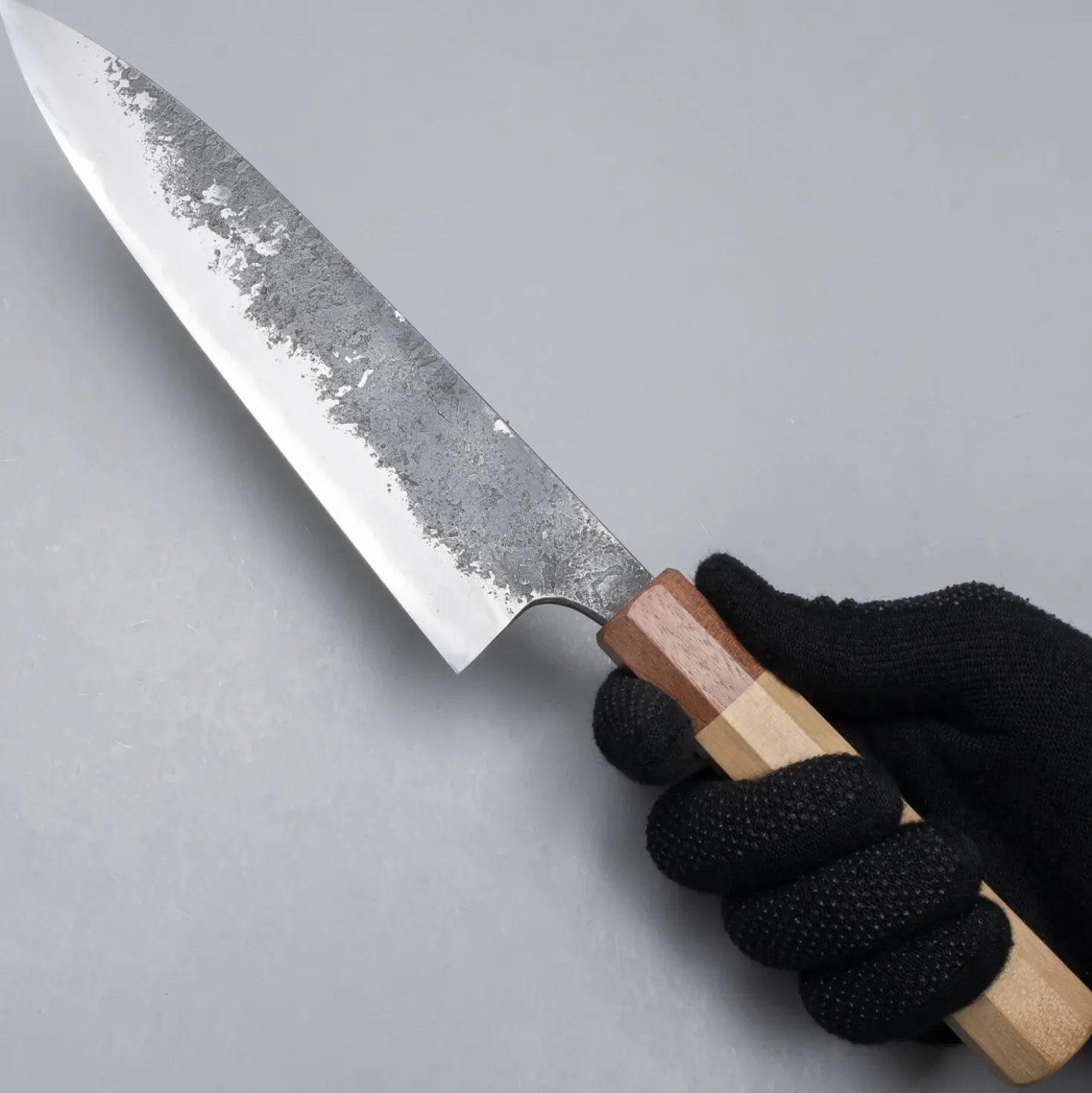 Naoki Mazaki Shirogami #2 Nashiji Gyuto 210