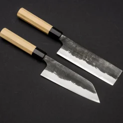 Naoki Mazaki Shirogami #2 Nashiji Gyuto 210