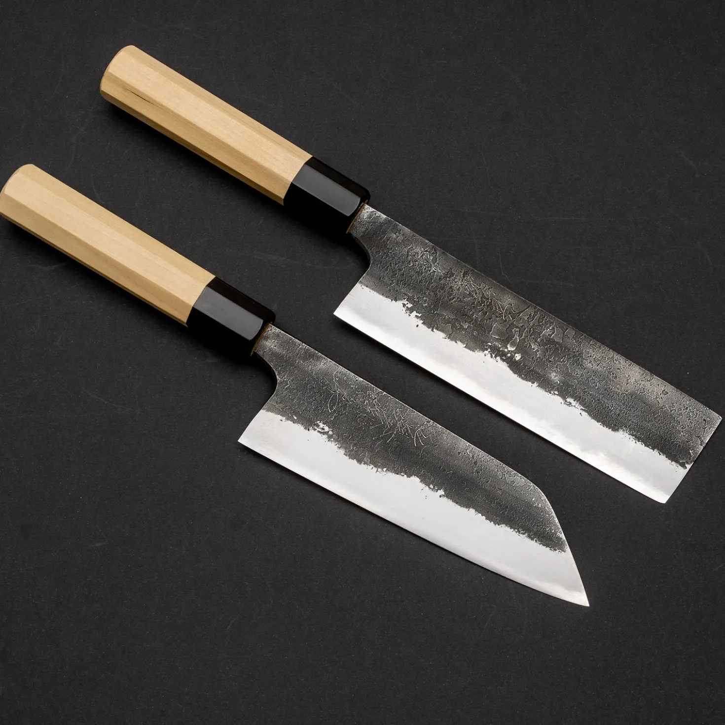 Naoki Mazaki Shirogami #2 Nashiji Gyuto 210