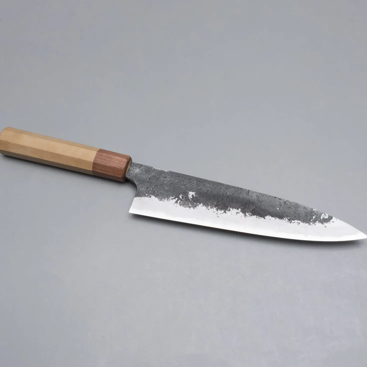 Naoki Mazaki Shirogami #2 Nashiji Gyuto 210