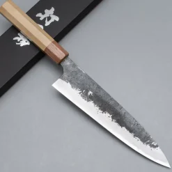Naoki Mazaki Shirogami #2 Nashiji Gyuto 210