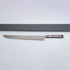 Nigara Anmon Aogami #2 + Shirogami #2 Sakimaru Yanagiba 45 cm