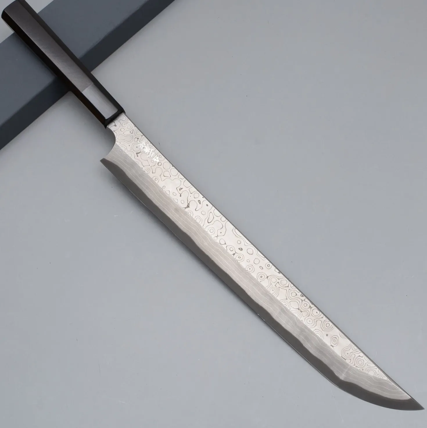 Nigara Aogami #2 Anmon Kurozome Sakimaru Yanagiba 27 cm