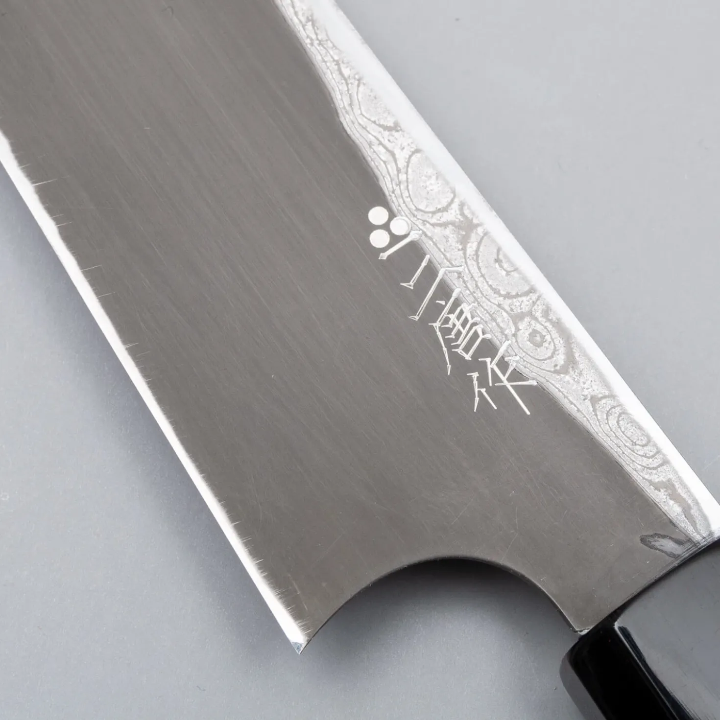 Nigara Aogami #2 Anmon Kurozome Yanagiba 24 cm