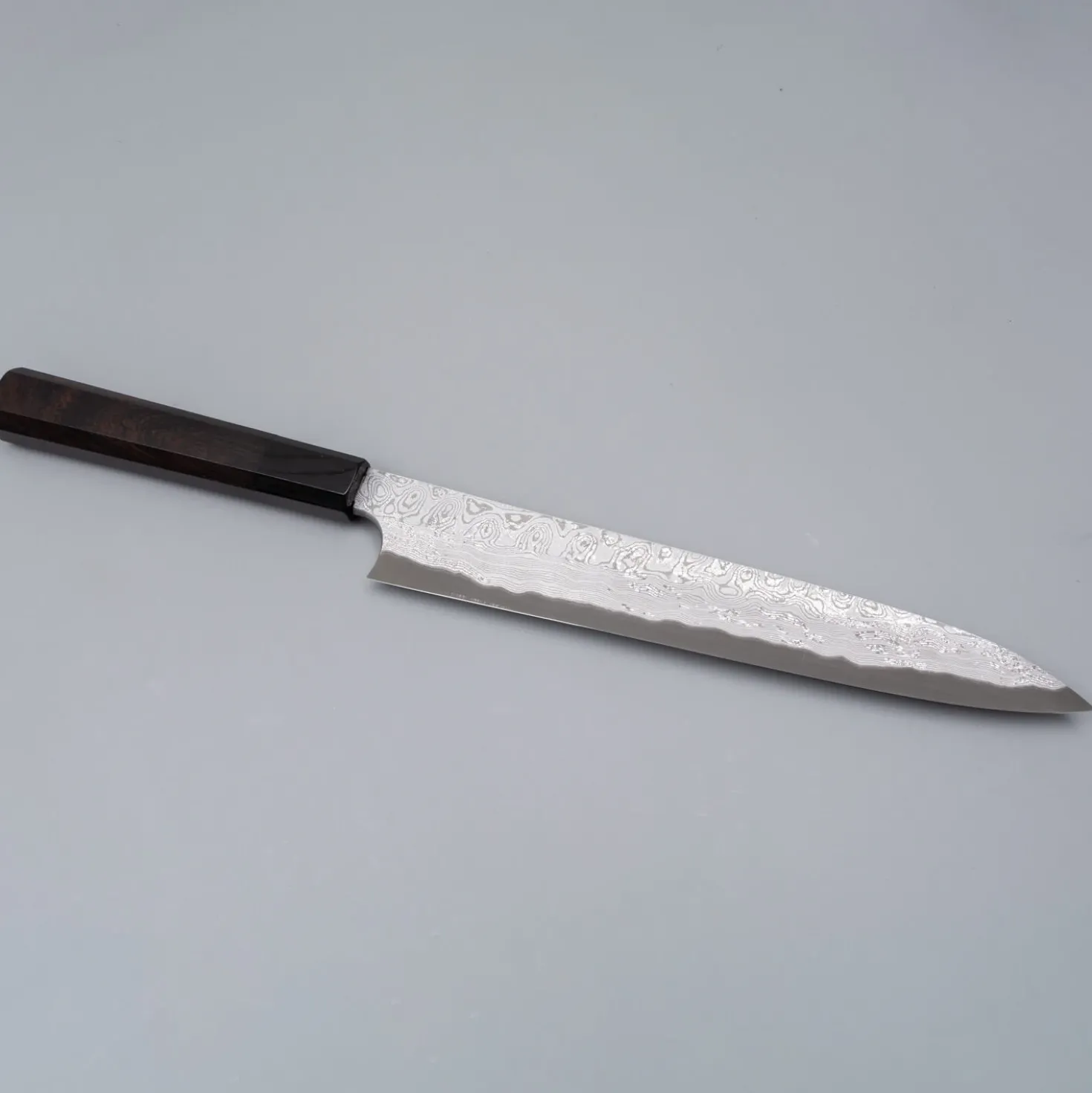 Nigara Aogami #2 Anmon Kurozome Yanagiba 24 cm