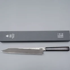 Nigara Aogami #2 Anmon Kurozome Kiritsuke Yanagiba 27 cm