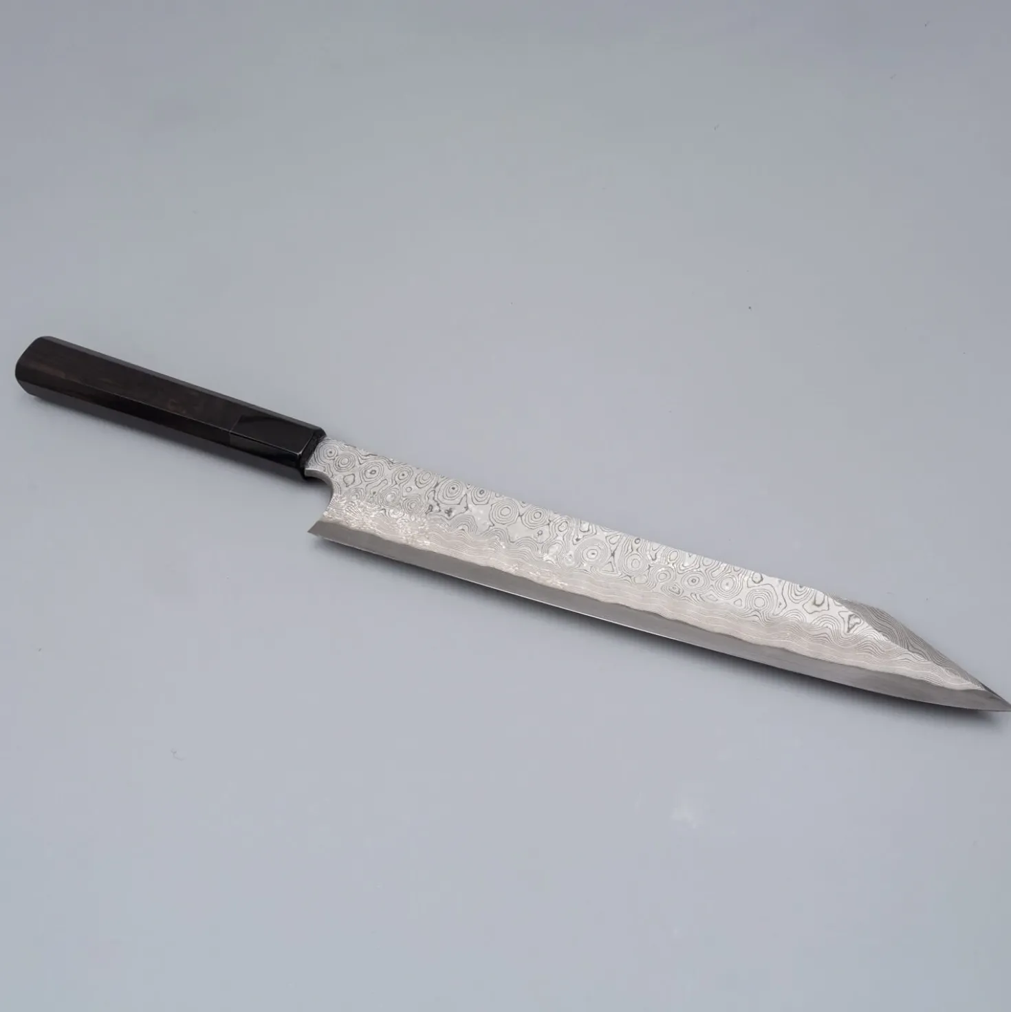 Nigara Aogami #2 Anmon Kurozome Kiritsuke Yanagiba 27 cm