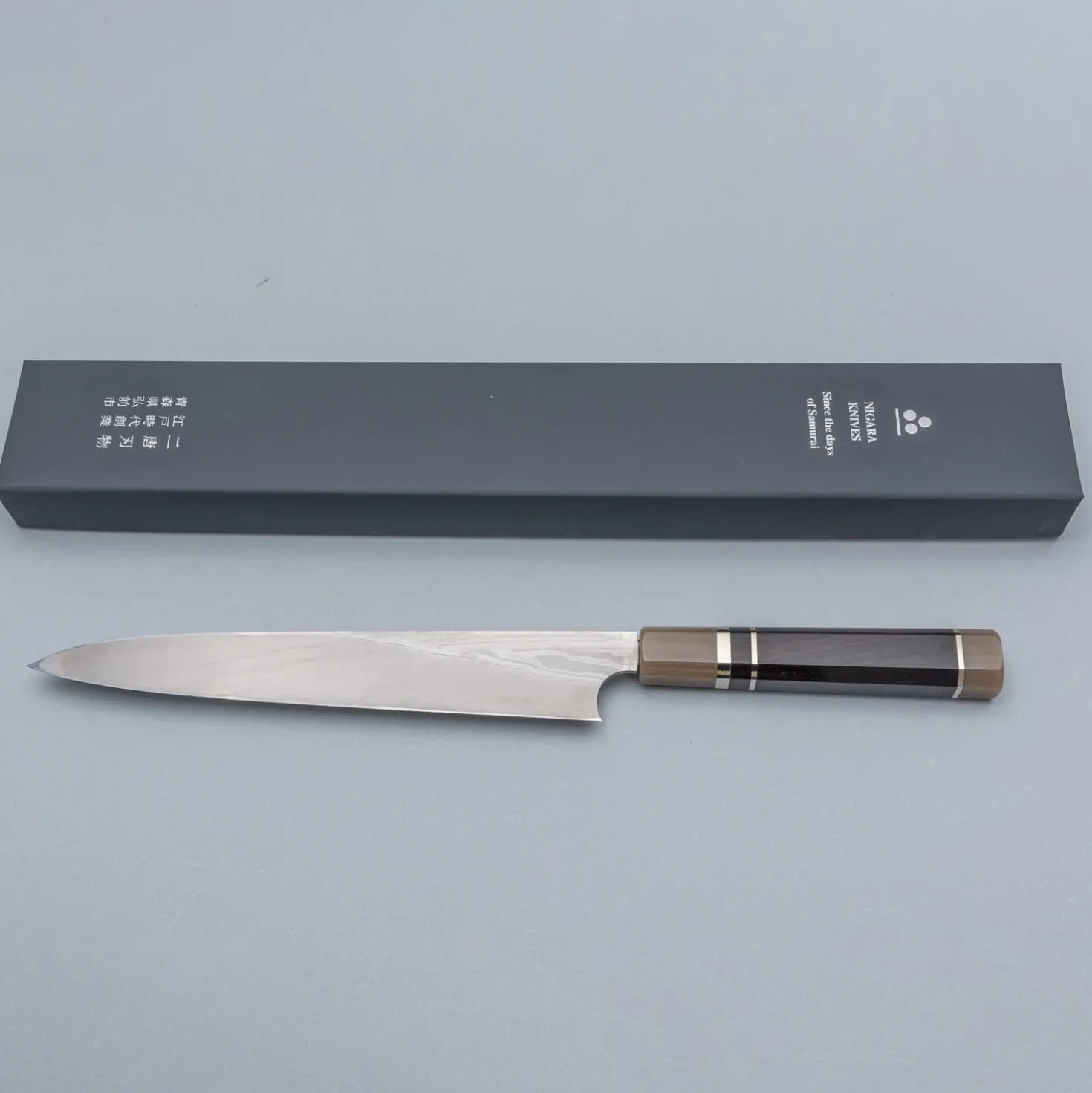 Nigara Aogami #2 A2/W2 Migaki Yanagiba 24 cm