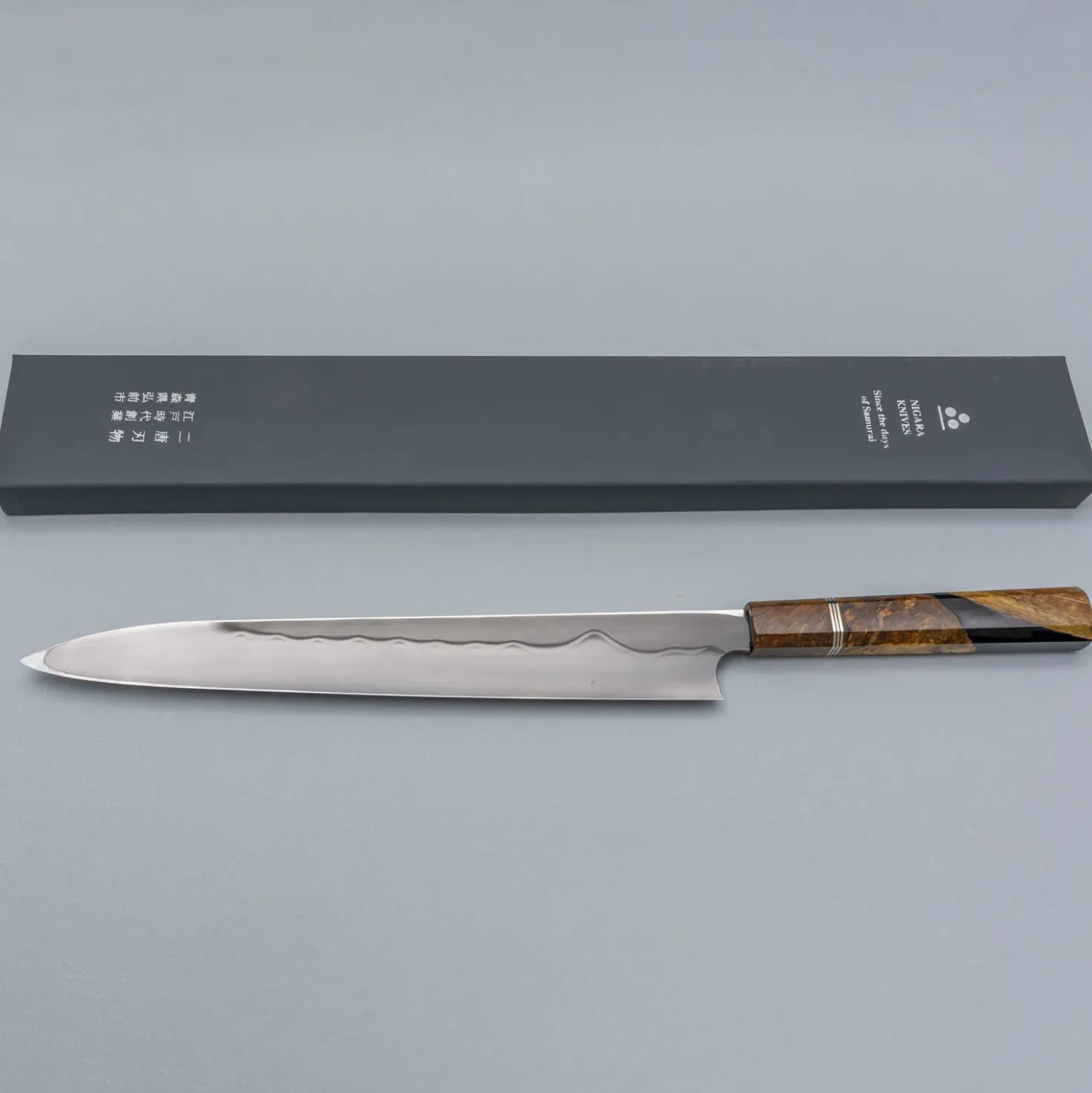 Nigara Aogami #2 Honyaki Aogami #2 Yanagiba 30 cm