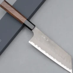 Nigara Aogami Super Migaki Nakiri K-tip 18 cm