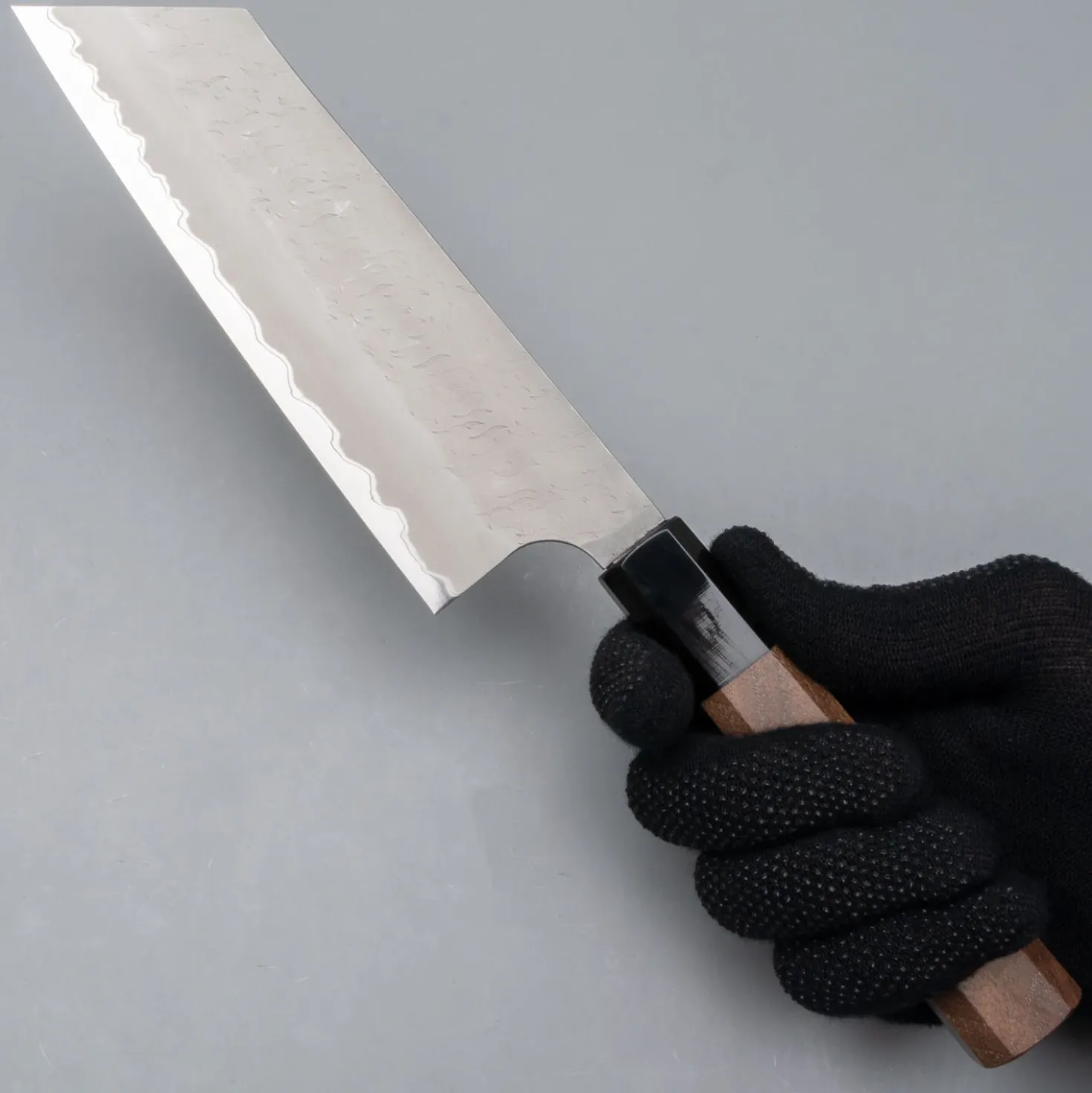 Nigara Aogami Super Migaki Nakiri K-tip 18 cm