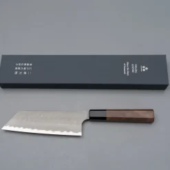 Nigara Aogami Super Migaki Nakiri K-tip 18 cm