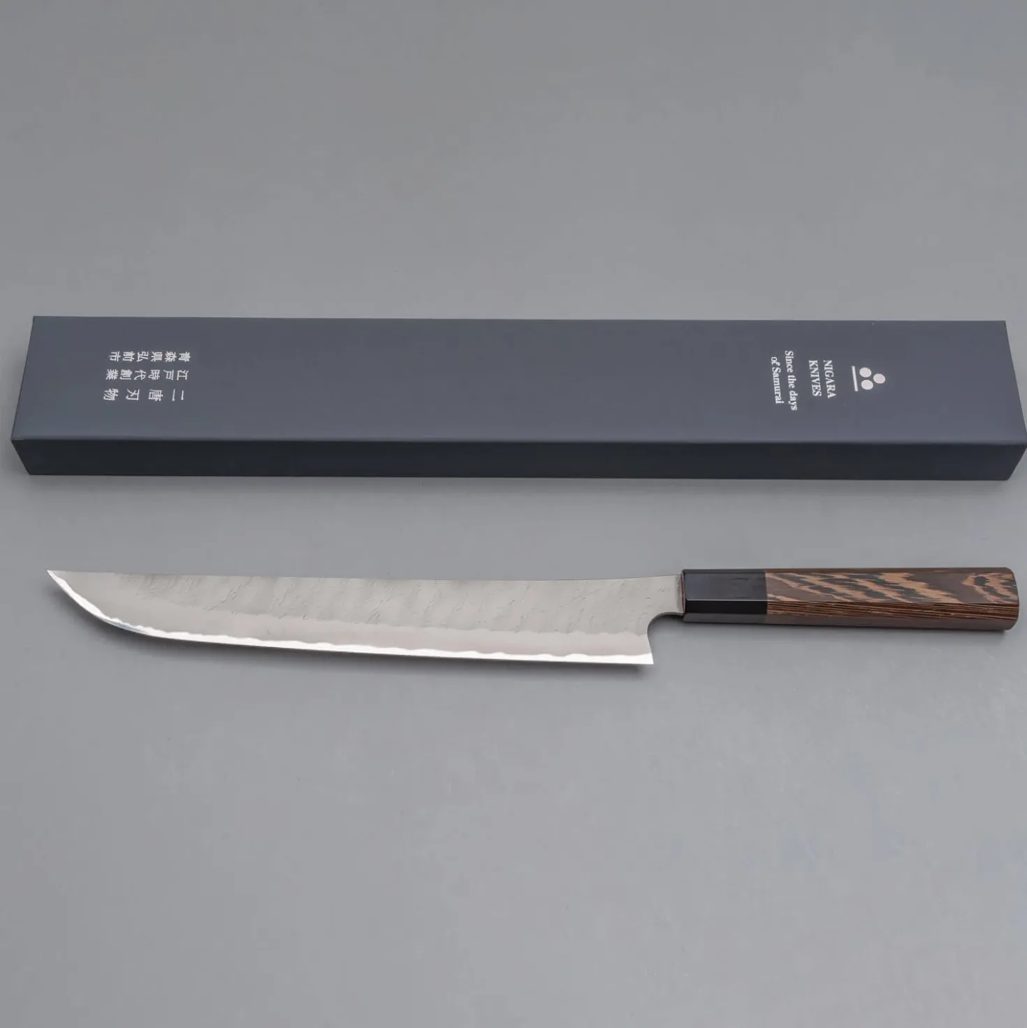 Nigara Aogami Super Migaki Sakimaru Sujihiki 27 cm