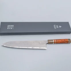 Nigara Aogami Twist Damast Hairline Gyuto 27 cm