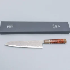 Nigara Aogami Twist Damast Hairline Gyuto 24 cm