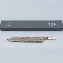 Nigara SG2 Damast Kiritsuke Sujihiki 25.5 cm Lemmet