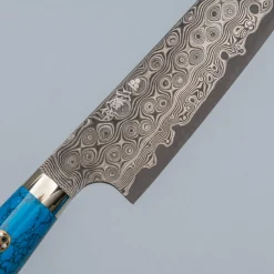 Nigara SG2 Damast Premium Blue Kiritsuke Petty 15 cm