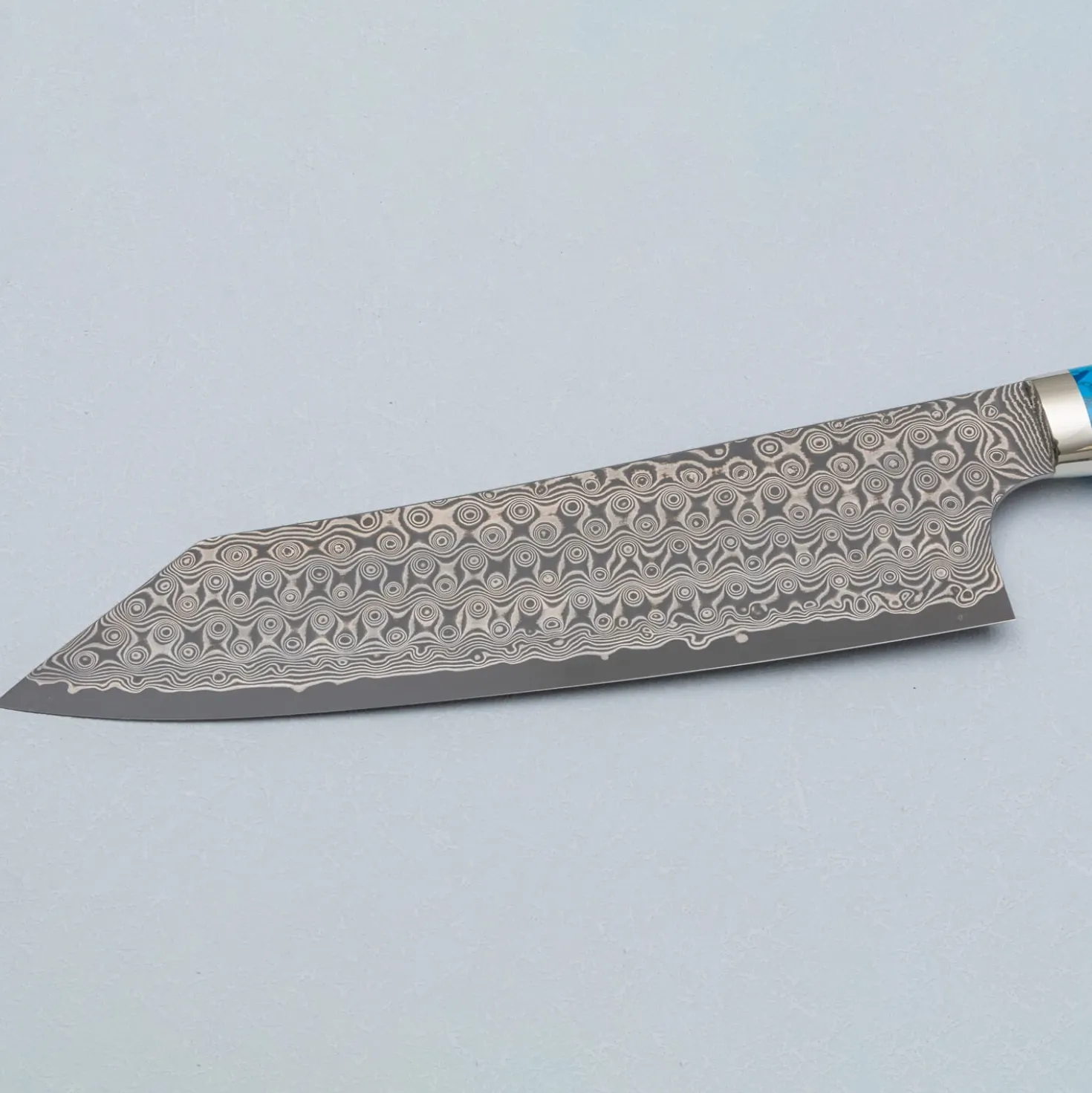 Nigara SG2 Damast Premium Dark Blue Kiritsuke 21 cm