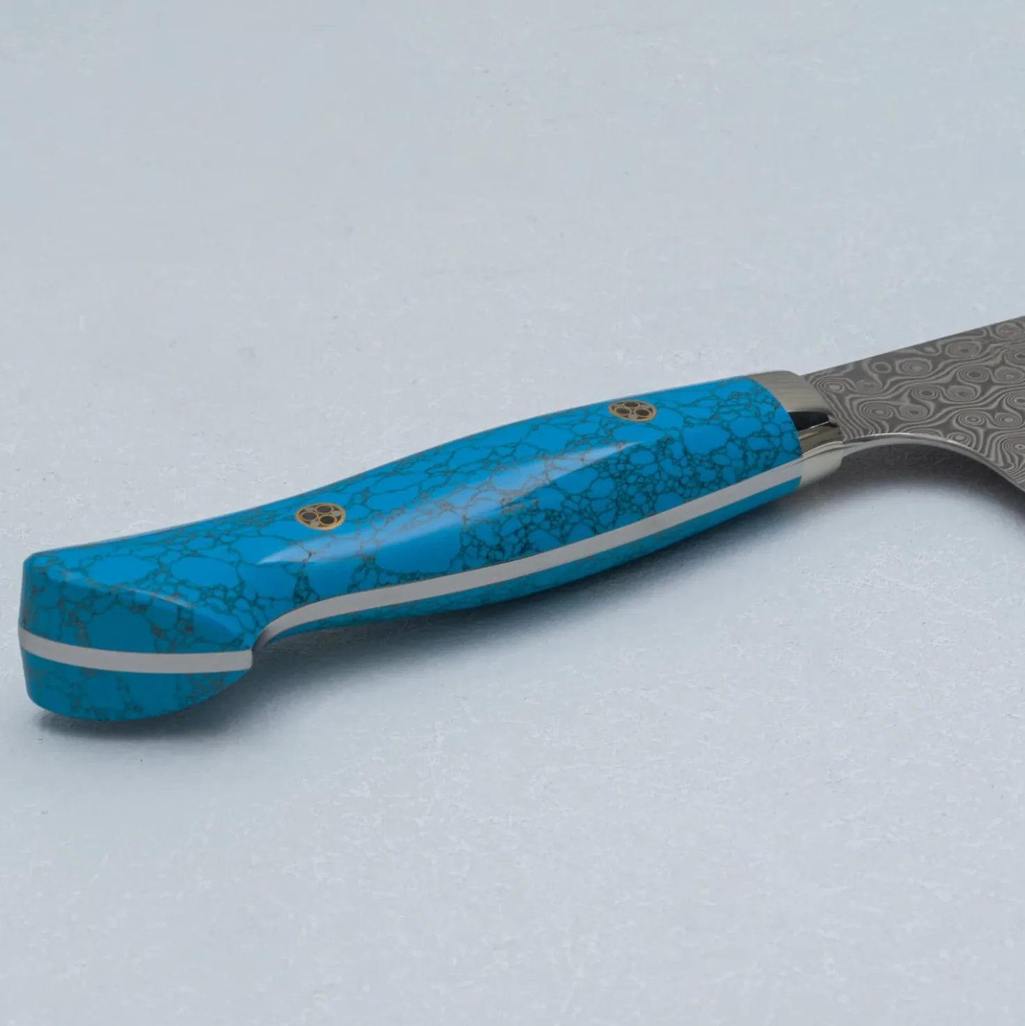 Nigara SG2 Damast Premium Dark Blue Kiritsuke 21 cm