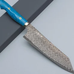 Nigara SG2 Damast Premium Dark Blue Kiritsuke 21 cm