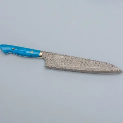 Nigara SG2 Damast Premium Dark Blue Gyuto 24 cm